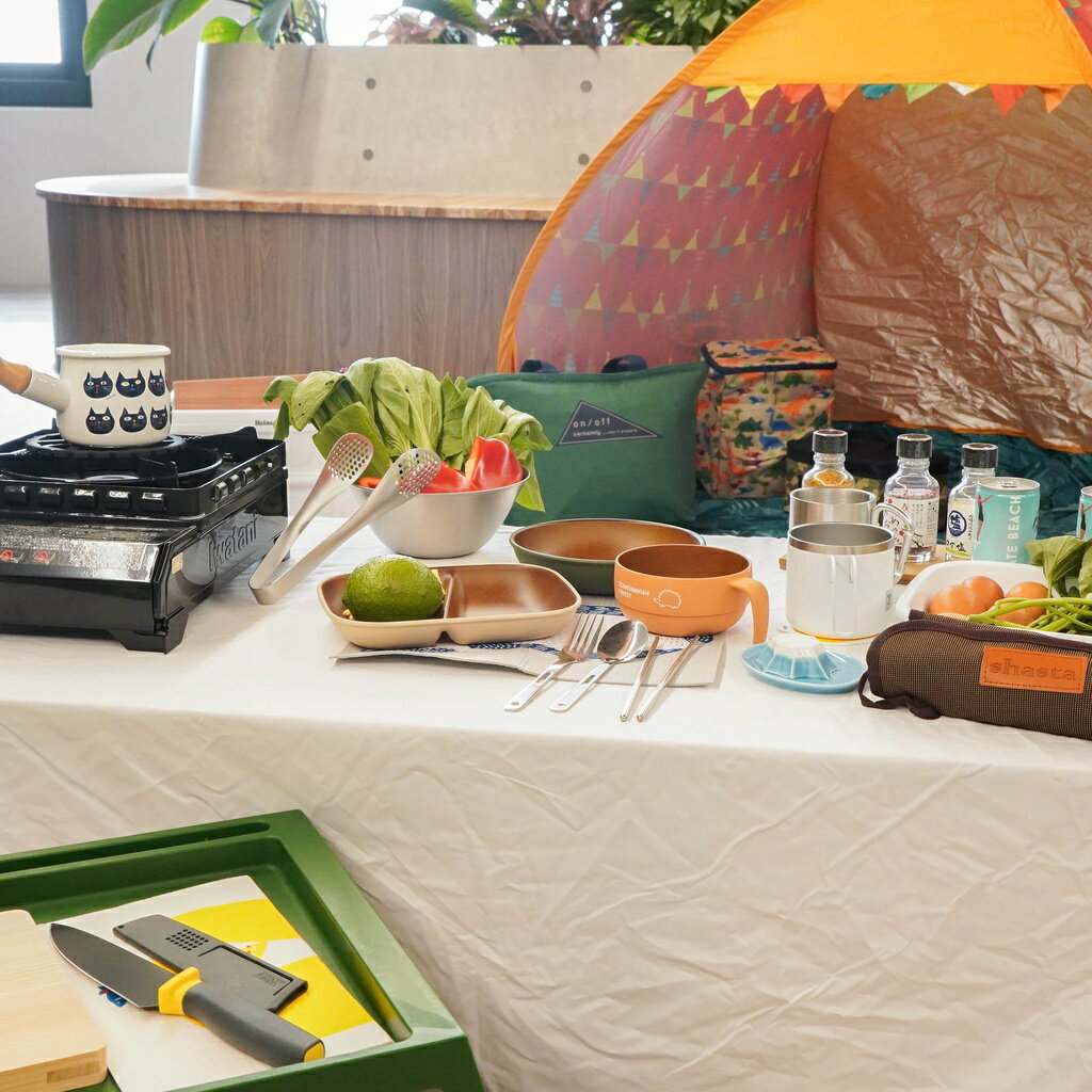 🔥現貨🔥北歐森林小刺蝟 MOZ SCANDINAVIAN FOREST 日本製木質色露營餐盤組 餐盤-富士通販 2