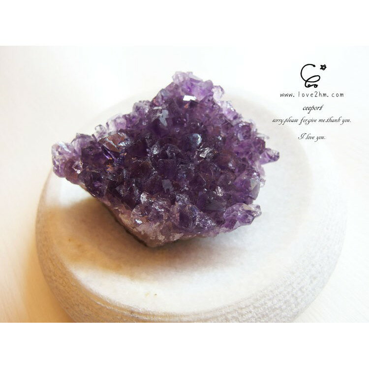 紫晶簇 AY915891/紫水晶/水晶飾品/ [晶晶工坊-love2hm]