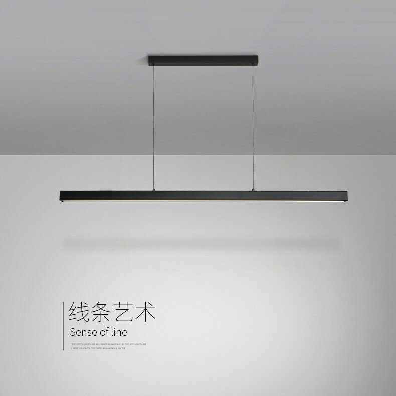 【一字長條輕奢】吊燈 吧檯燈 餐桌燈 中山燈具 現代簡約 創意個性 2026新款 北歐風格 防眩光設計 高顯色LED 適合餐廳吧檯