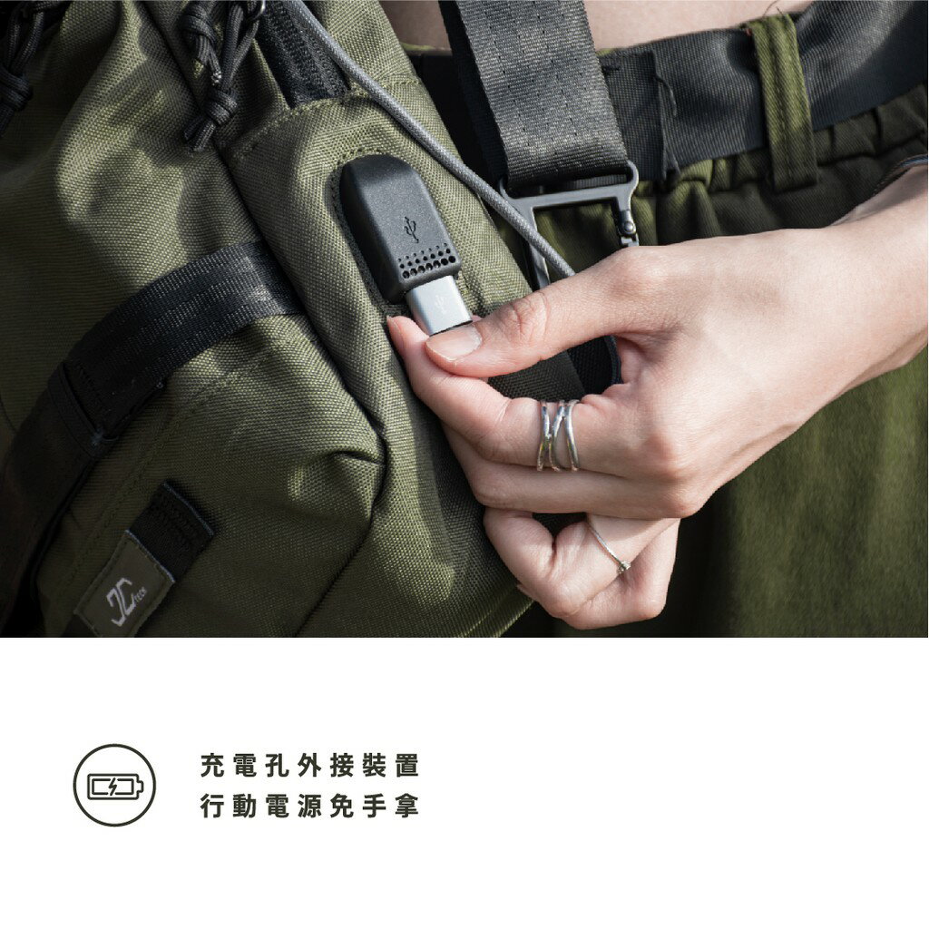 【JC TECH.】HYPER LIGHT 工裝機能腰包 防盜背包 側背 肩背 防潑水 戶外 多功能 多層收納 8