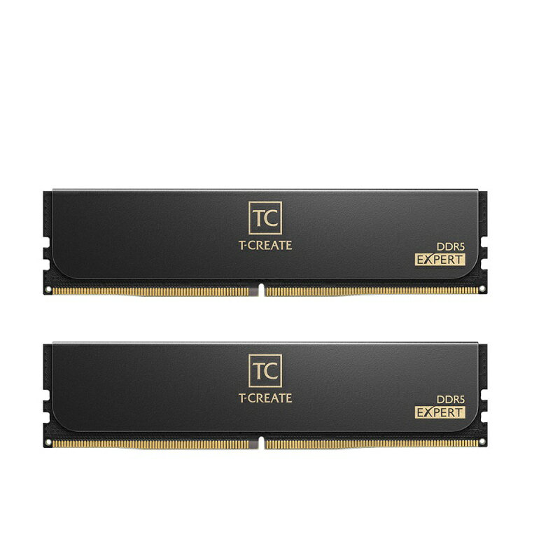 【最高現折268】十銓 T-CREATE 引領者 EXPERT DDR5 6000 雙通道32GB(16GB*2)桌上型記憶體/黑