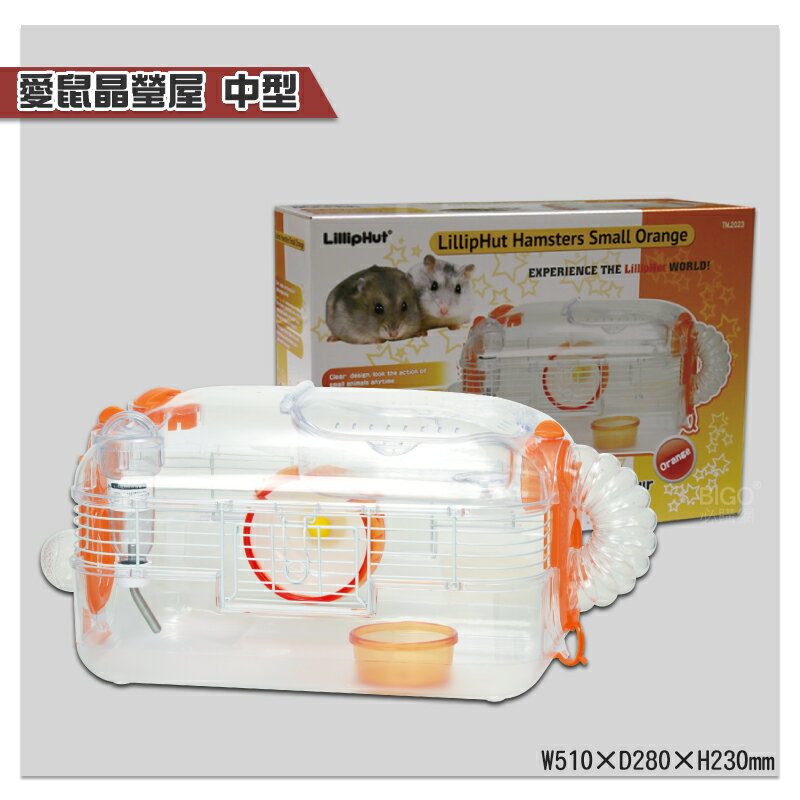 鼠窩-麗利寶 2023 愛鼠晶瑩屋 中型 飼養籠 鼠屋 鼠籠 寵物籠 倉鼠籠 寵物鼠 倉鼠 黃金鼠 小白鼠 寵物用品