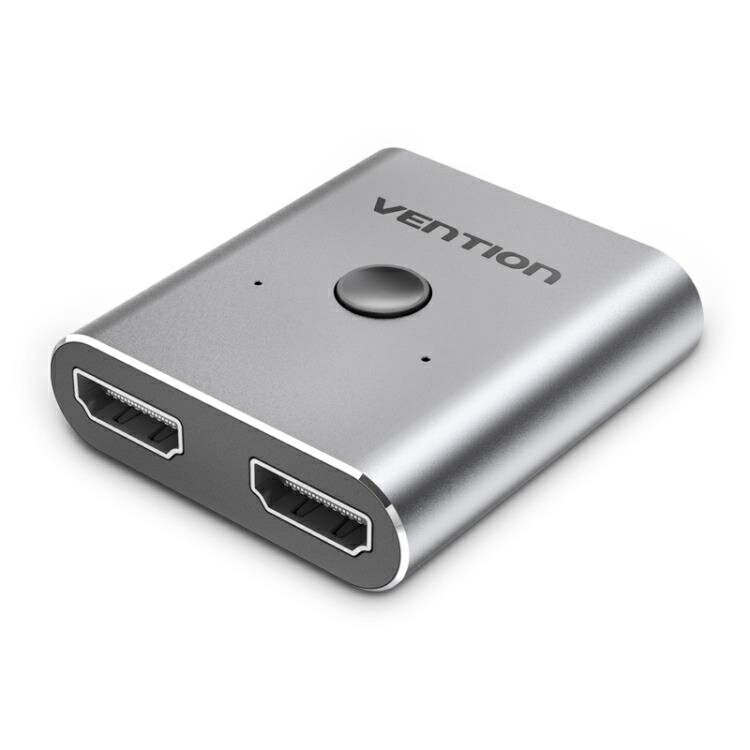 威迅hdmi一分二2.0切換器兩二進一出hdml電視電腦高畫質線4k二合一拖二2進1【摩可美家】