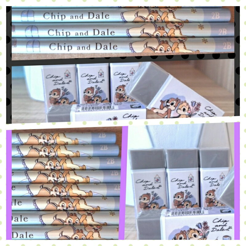 【iWork花屋】台灣現貨 2B 日本製 珠光 鉛筆 橡皮擦 奇奇蒂蒂 迪士尼 2B鉛筆 HB 好寫鉛筆 學前鉛筆 好握 易寫 6