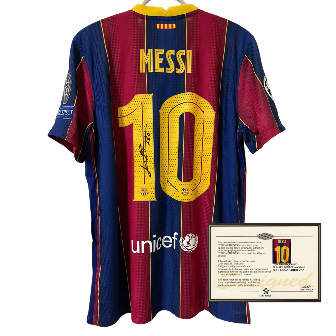2021 messi football jersey printed signature shirt