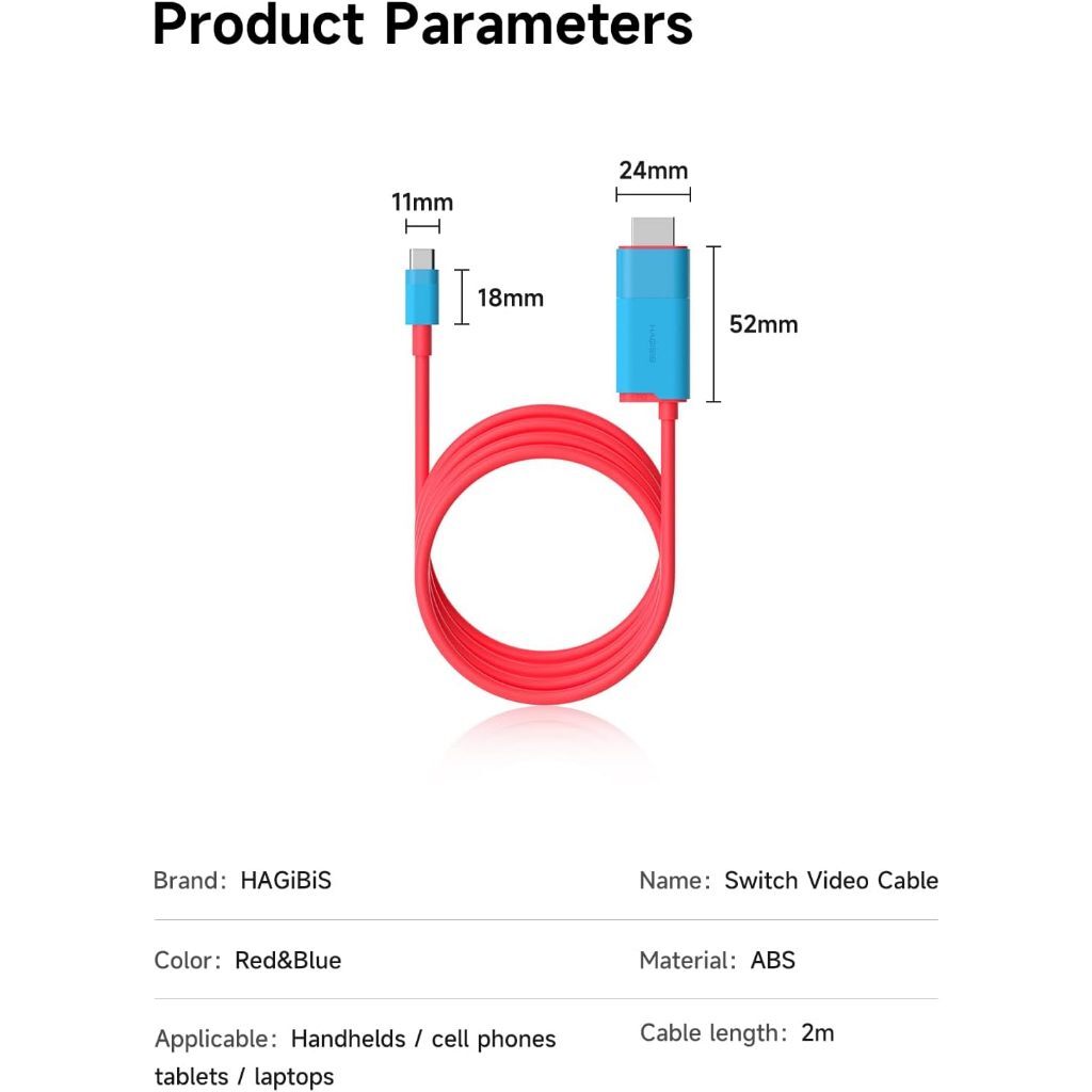 Switch Type-C轉HDMI 轉接器 投屏線 USB-C 電視連接線 Type-C 充電轉換線 拓展塢 海備思