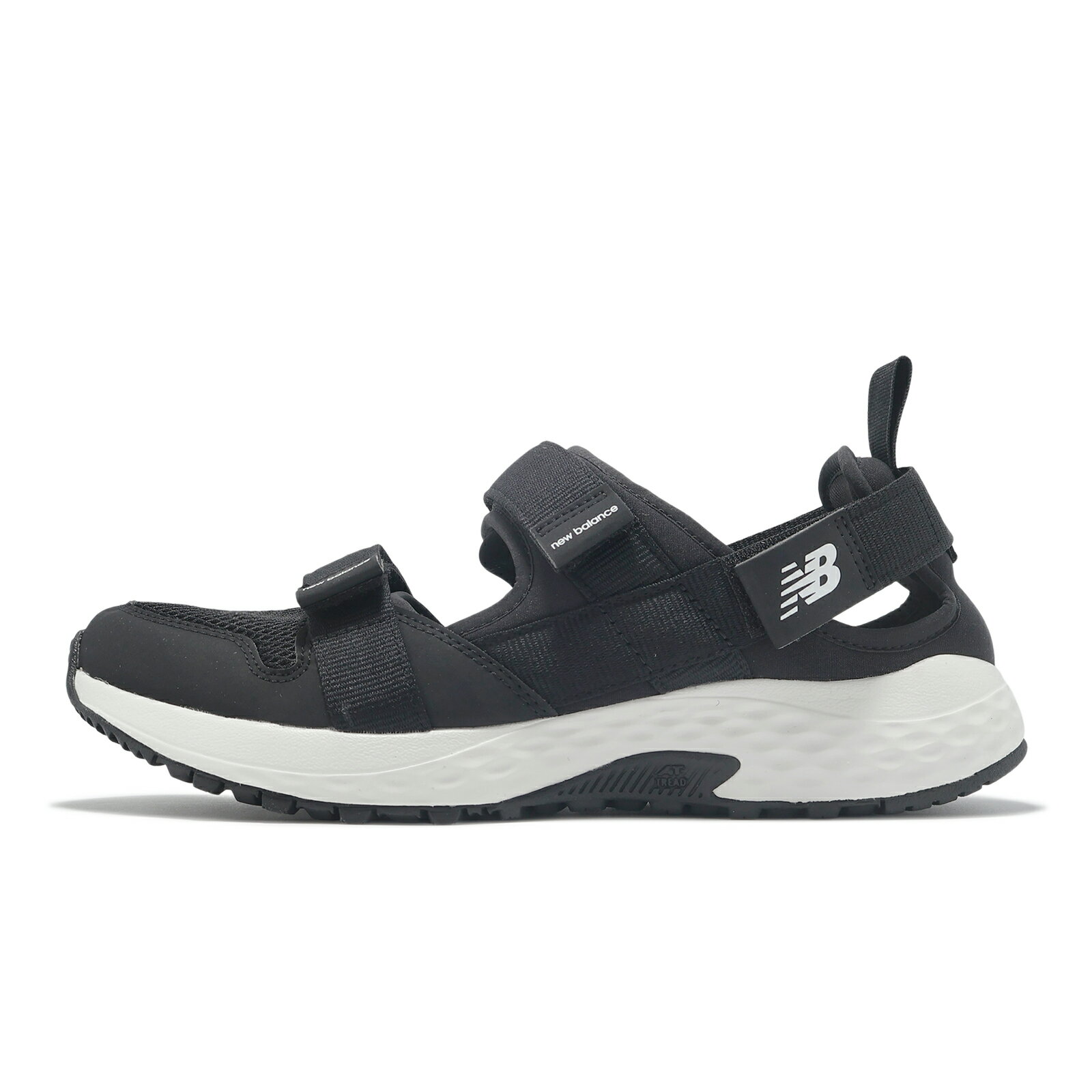 New Balance NB 涼鞋 Fresh Foam UA710 男鞋 女鞋 黑 白 魔鬼氈 情侶鞋 NB