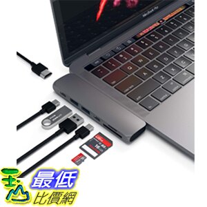[8美國直購] Satechi Type－C Pro Thunderbolt 3（40Gbs）、4K HDMI、USB－C 、SD／Micro、USB 3.0 集線器 轉接器