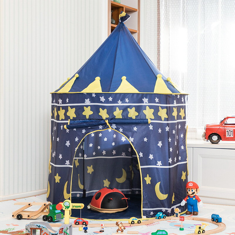 兒童帳篷 遊戲屋 兒童帳篷游戲屋室內家用嬰兒寶寶蒙古包城堡玩具屋男孩女孩公主房『my0841』