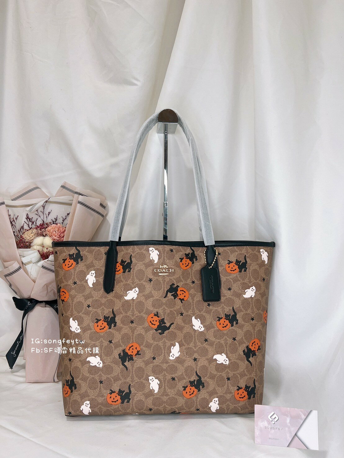 美國代購  台灣現貨 Coach 托特包 肩背包