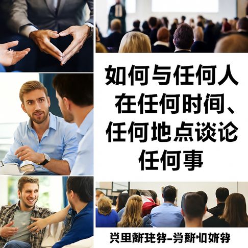 【有聲書】如何随时随地与任何人谈论任何事情，与任何人交谈。 0