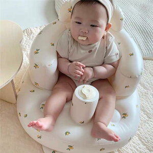 ins風嬰幼兒寶寶 充氣摺疊學坐椅