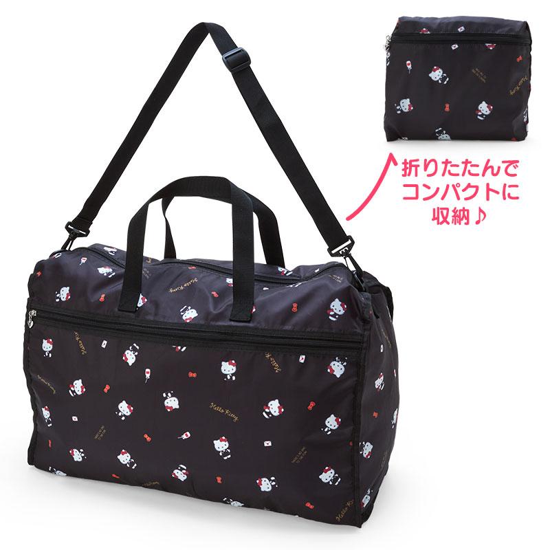 真愛日本 凱蒂貓 kitty 可折疊收納 大旅行袋 兩用 行李袋 旅行袋 飛機包 禮物 ID62