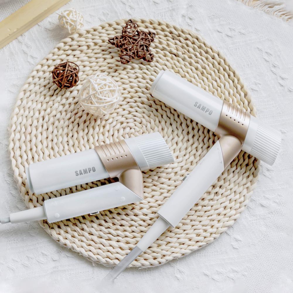【贈美容古典手拿鏡】SAMPO ED-B24082VL 聲寶 折疊高速負離子吹風機 347G羽量級設計 高速乾髮 6