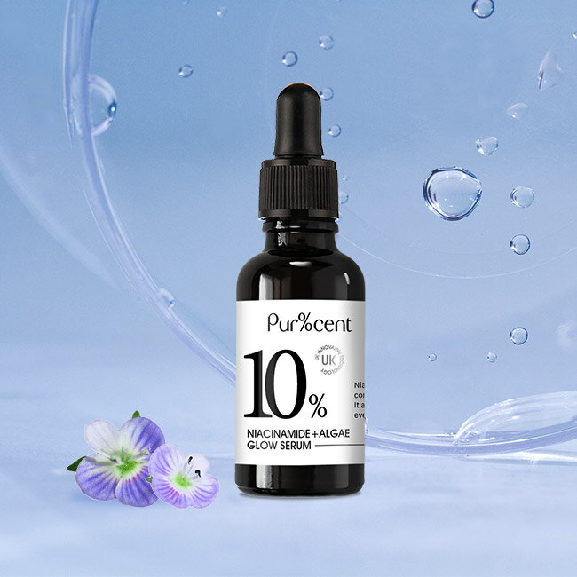 PUR%CENT璞珥森 10%菸醯胺+極光藻煥白精華30ml 0