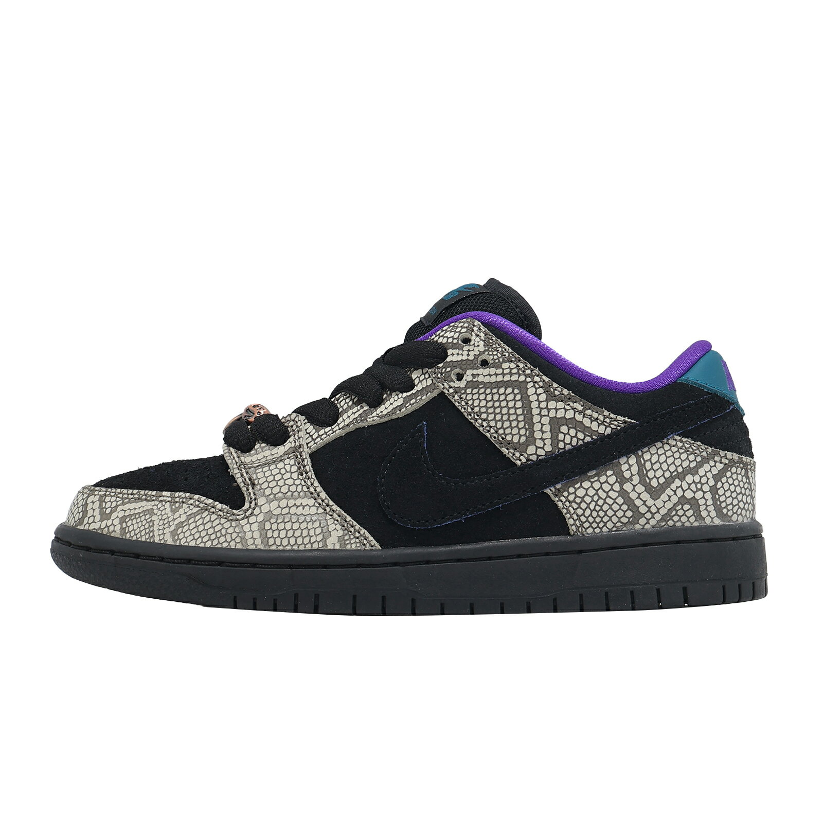 Nike 滑板鞋 SB Dunk Low Pro 男鞋 女鞋 蛇紋 毒牙鞋扣 休閒鞋 IB6208-200