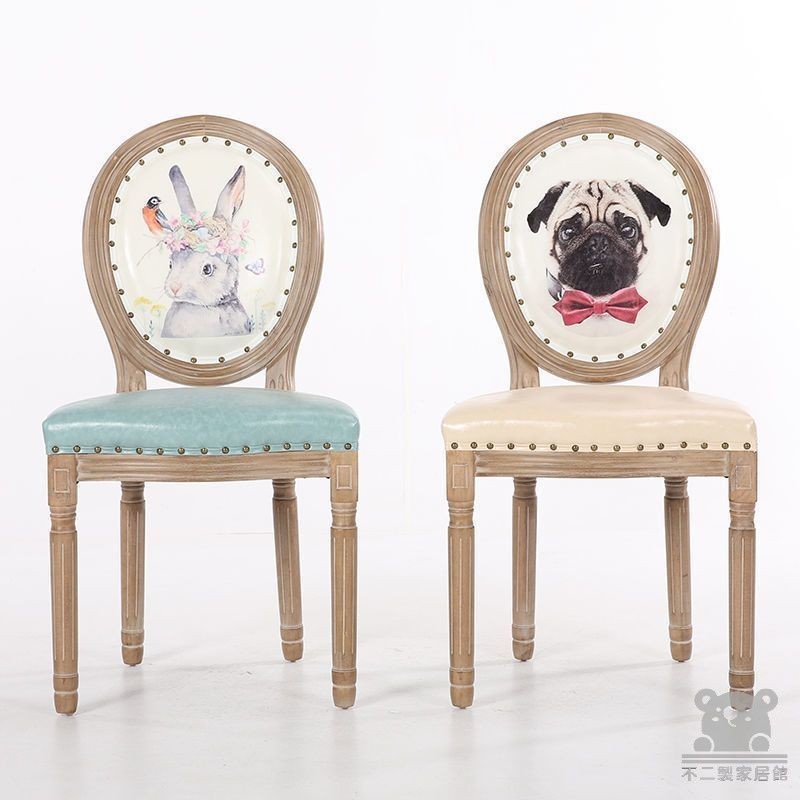 免運 台灣公司 【免運 可開發票】餐吧椅 復古餐廳歐式美式北歐餐椅 家用凳子 高腳凳 美甲椅子 餐桌椅 靠背餐椅 餐椅 實木餐椅工廠現貨直銷 免運 可開發票 全館八折 售後保障 店長新品推薦 5h916 0