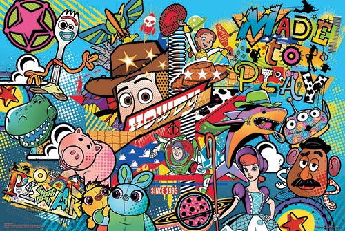 百耘圖 - Toy story 4 玩具總動員4(10)拼圖1000片 HPD01000-144