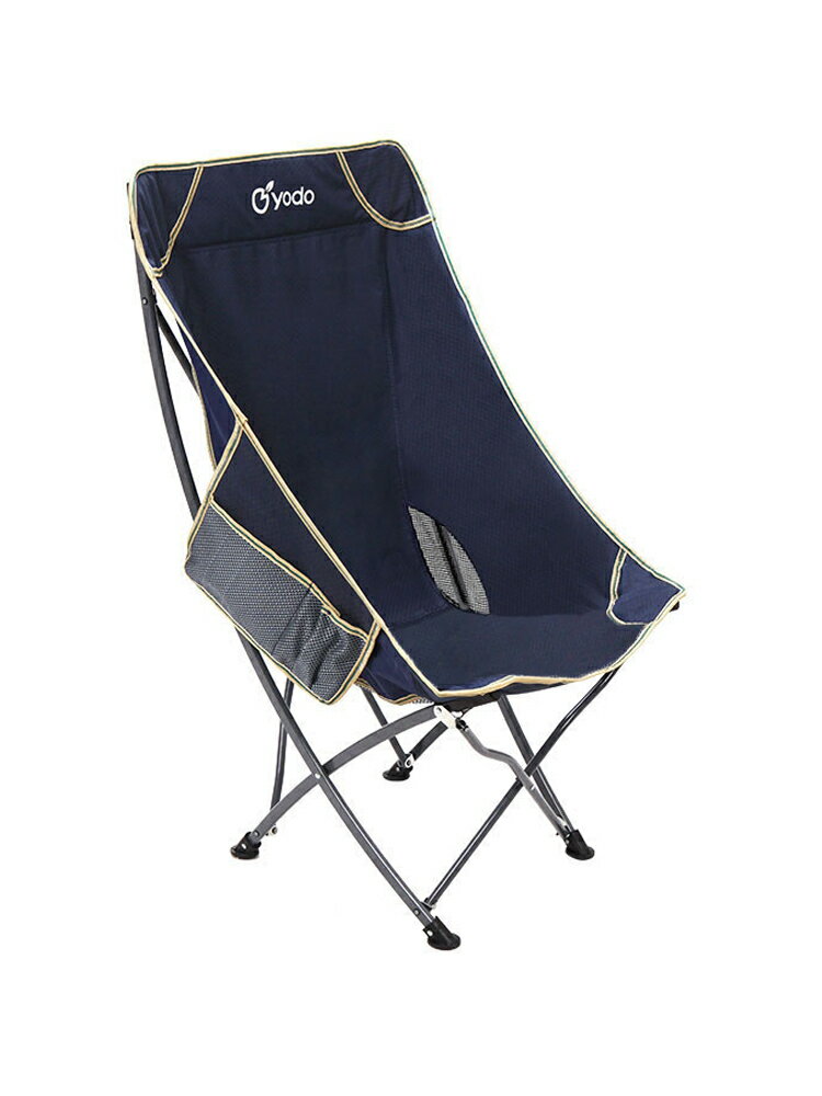 悠度月亮椅戶外折疊椅露營便攜超輕野餐釣魚凳子午休躺椅靠背椅子