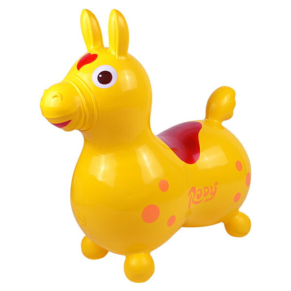 【義大利Rody】RODY跳跳馬-基本色(黃色)~義大利原裝進口 / 騎乘玩具