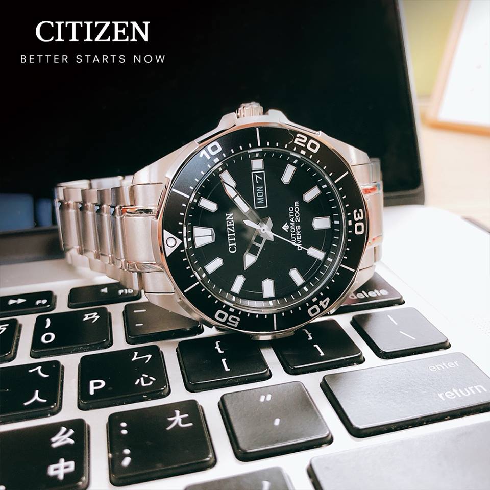 CITIZEN 星辰 PROMASTER 專業防水200M超級鈦機械男錶 銀x黑 NY0070-83E 43.5mm