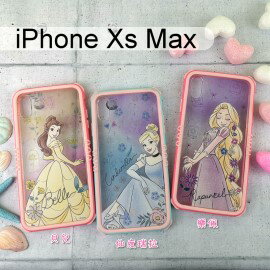 迪士尼雅典娜防摔殼 [花朵] iPhone Xs Max (6.5吋)【Disney正版】貝兒 仙度瑞拉 樂佩