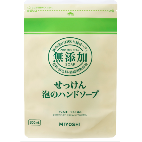MIYOSHI 玉之肌 無添加 泡沫洗手乳補充包 300ml -|日本必買|日本樂天熱銷Top|日本樂天熱銷| 0