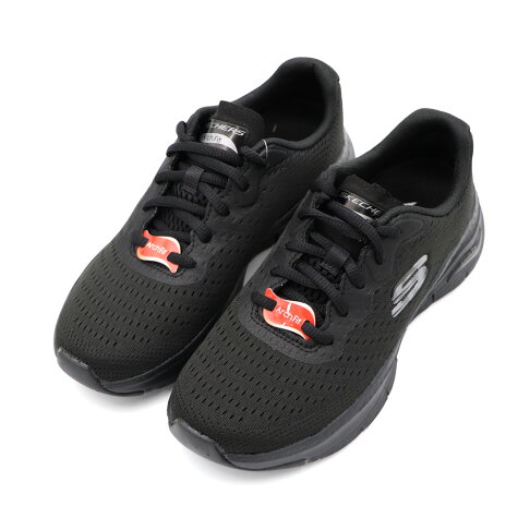 Skechers Arch Fit-Infinity Cool 黑色 支撐 綁帶 路跑 厚底 運動鞋 女款 NO.J1519 ...