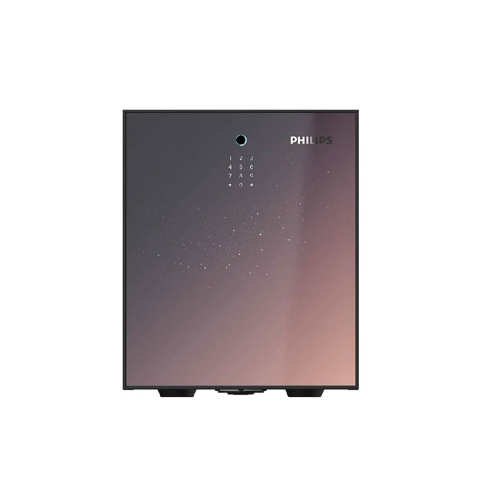 PHILIPS 飛利浦 Smart Safes 智能 防火耐火 安全儲存 防火櫃 (指紋/密碼 /機械鑰匙) /台 SBX501-4C-銀河紫【領券滿額再折千12/31止】
