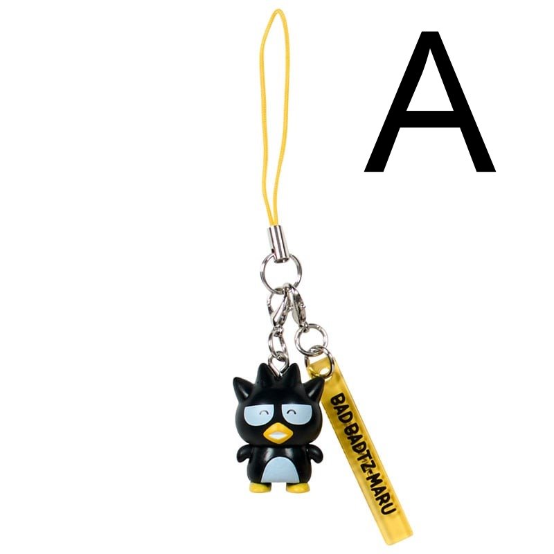 asdfkitty*酷企鵝 趣味表情 手機吊飾 掛飾 鑰匙圈 拉鍊掛飾-A款-日本正版商品