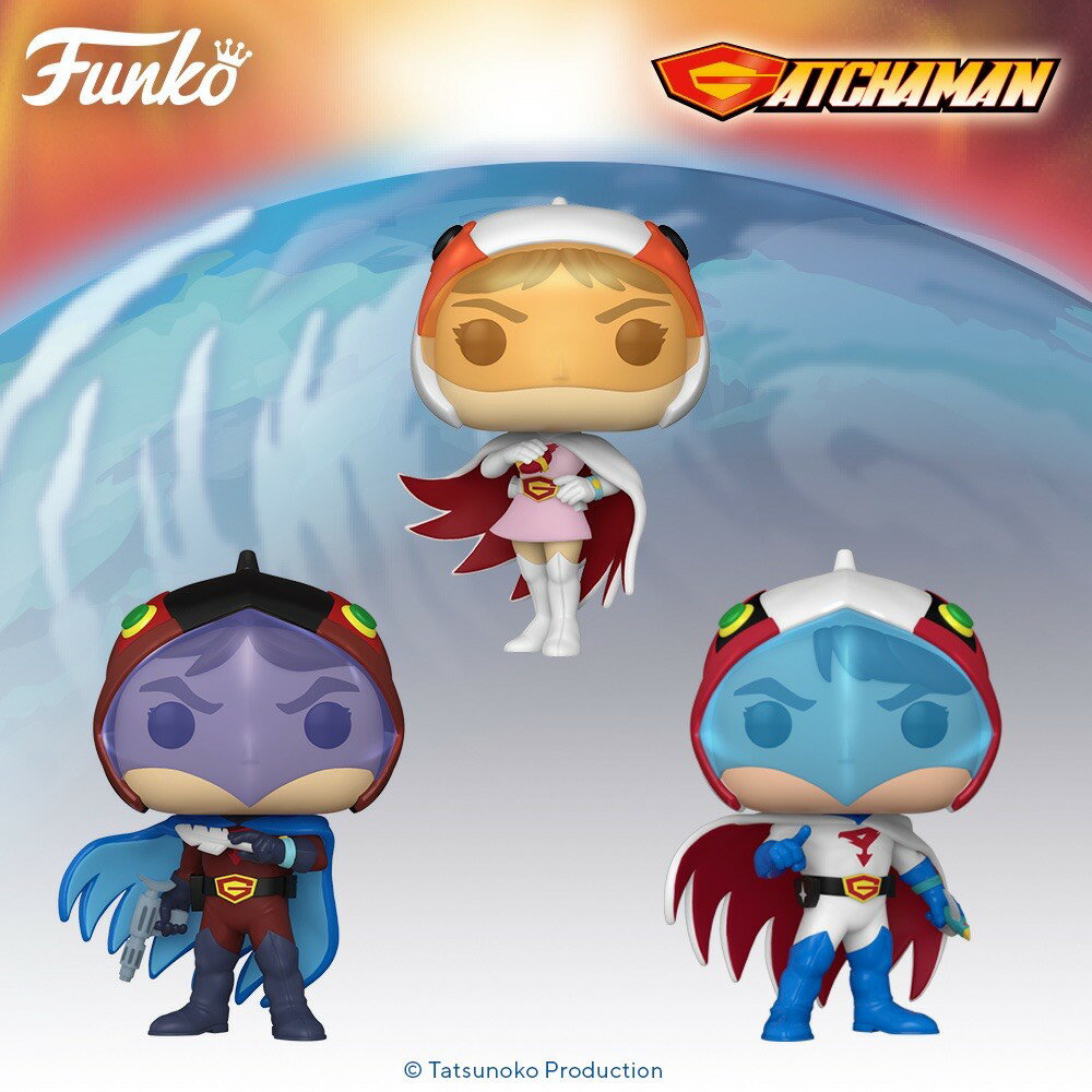 FUNKO POP Gatchaman 科學小飛俠 科學忍者隊 鐵雄 大明 珍珍 G3 三隻一組