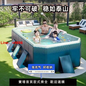 【台灣公司 超低價】免充氣游泳池可折疊兒童泳池嬰兒成人家用戲水池加厚耐磨海洋球池