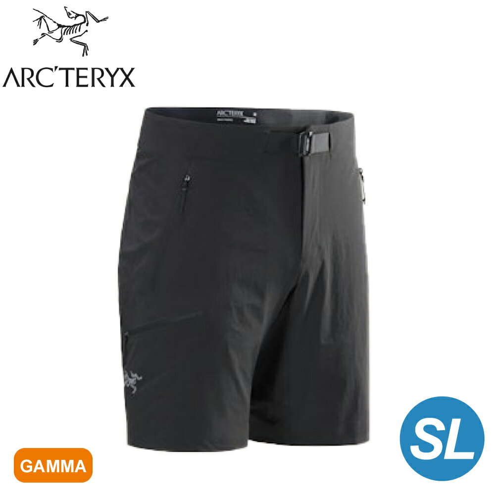 【ARC'TERYX 始祖鳥 男 Gamma SL快乾短褲 (褲長9吋)《黑》】X000009531/排汗褲/衝鋒褲/健行