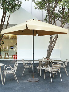 戶外遮陽傘庭院花園太陽傘露天陽臺大傘民宿咖啡廳室外中柱傘