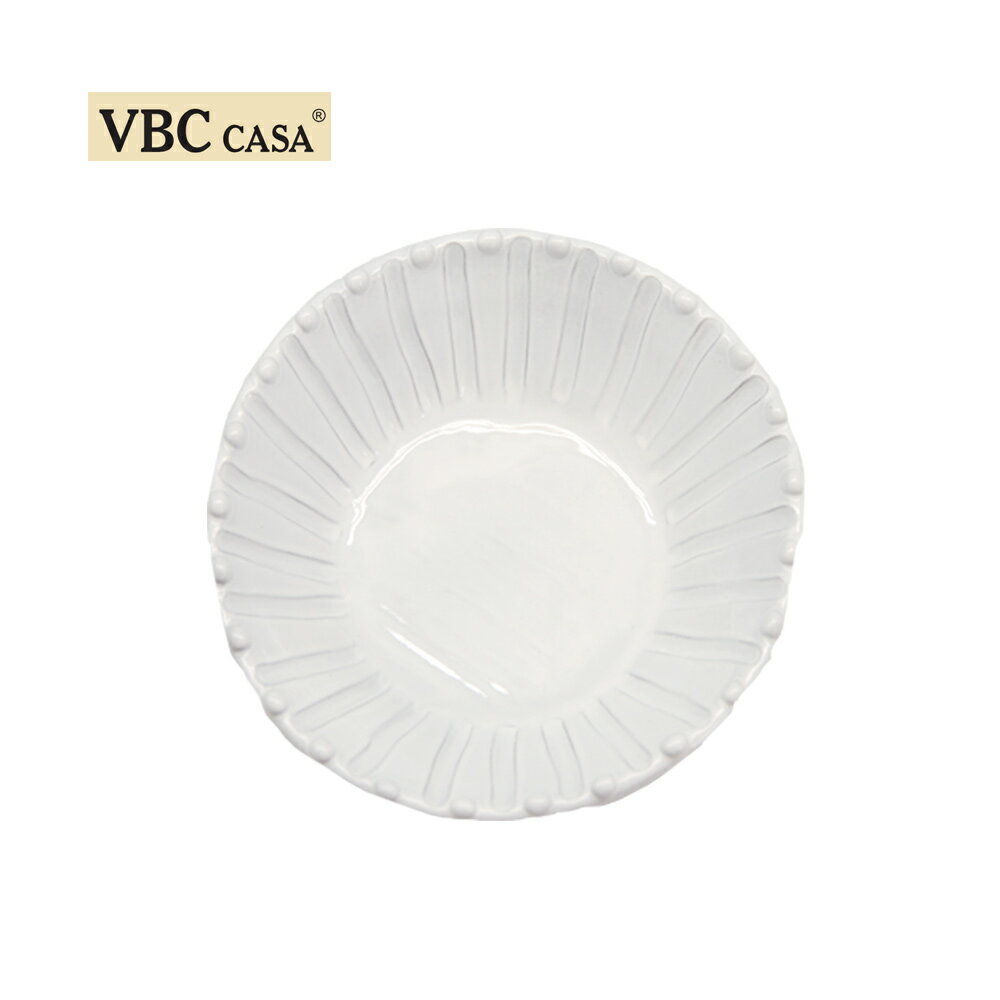 義大利VBC CASA純白條紋18CM麥片碗