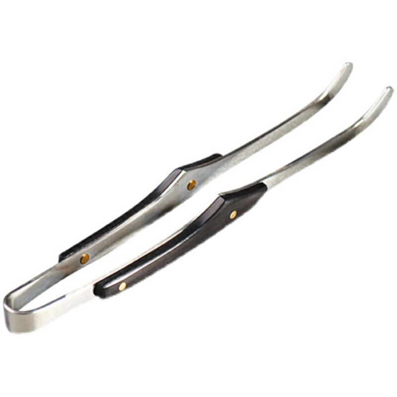 茶刀茶針黑檀實木大馬士革普洱茶不銹鋼茶具配件茶餅撬刀茶夾茶勺 3