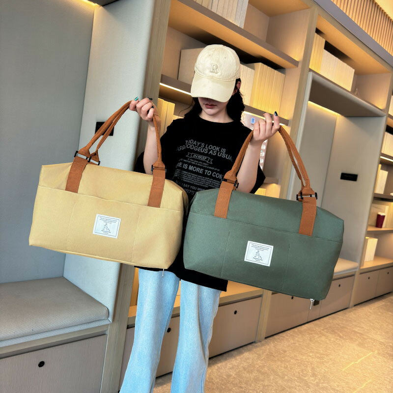 短途旅行包女單肩手提大容量時尚韓版旅行袋男外出旅游出差行李包