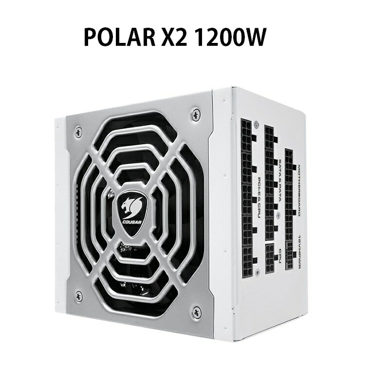 【最高現折268】COUGAR 美洲獅 POLAR X2 1200W 全模組ATX3.0 白金牌電源供應器