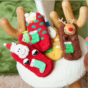 聖誕節 嚴選熱銷 毛襪 聖誕禮物 聖誕襪 毛巾襪 厚襪子 珊瑚絨 加厚款 兒童款 館長推薦 交換禮物