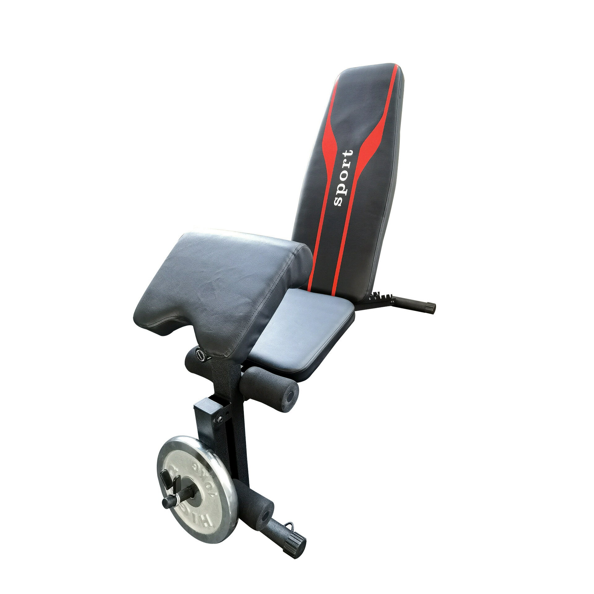 新款仰臥起坐健身器材家用多功能健身椅可調節輔助啞鈴凳腹肌板