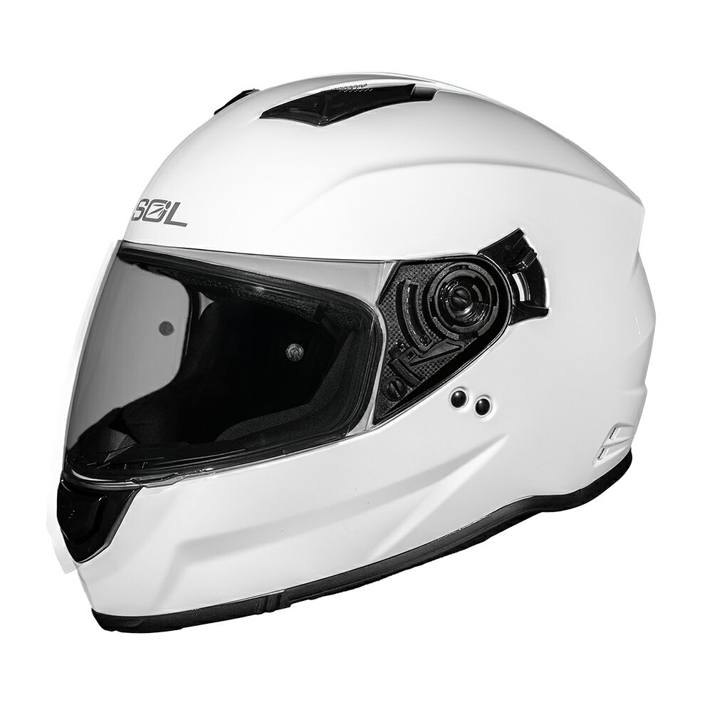 【SOL Helmets】SF-7全罩式安全帽 (素色 素白) ｜ SOL安全帽官方商城