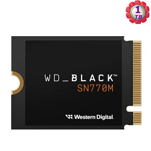 WD 黑標 SN770M 1TB 1T M.2 2230 PCIE 4.0 SSD 固態硬碟【序號MOM100 現折$100】
