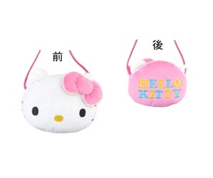 【震撼精品百貨】凱蒂貓_Hello Kitty~日本SANRIO三麗鷗 KITTY 造型斜背收納包-粉*24720