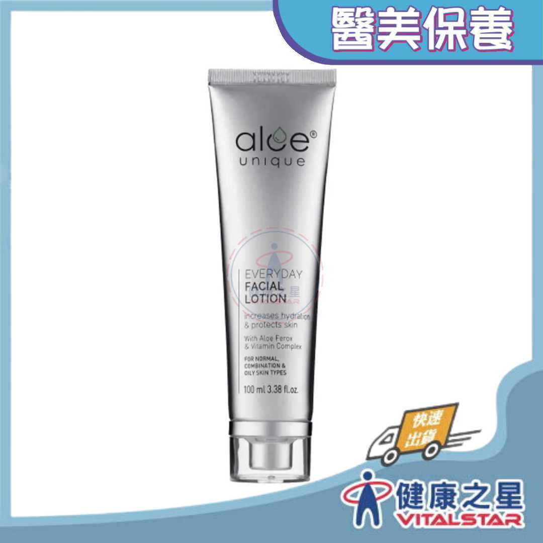 aloe unique優尼客 開普蘆薈臉部日常保濕乳 100ml