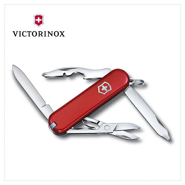 VICTORINOX 瑞士維氏 Rambler 瑞士刀 10用 58mm 紅 0.6363
