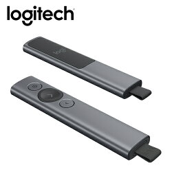 【logitech 羅技】SPOTLIGHT簡報器-質感灰 【限量送束口收納袋】【三井3C】