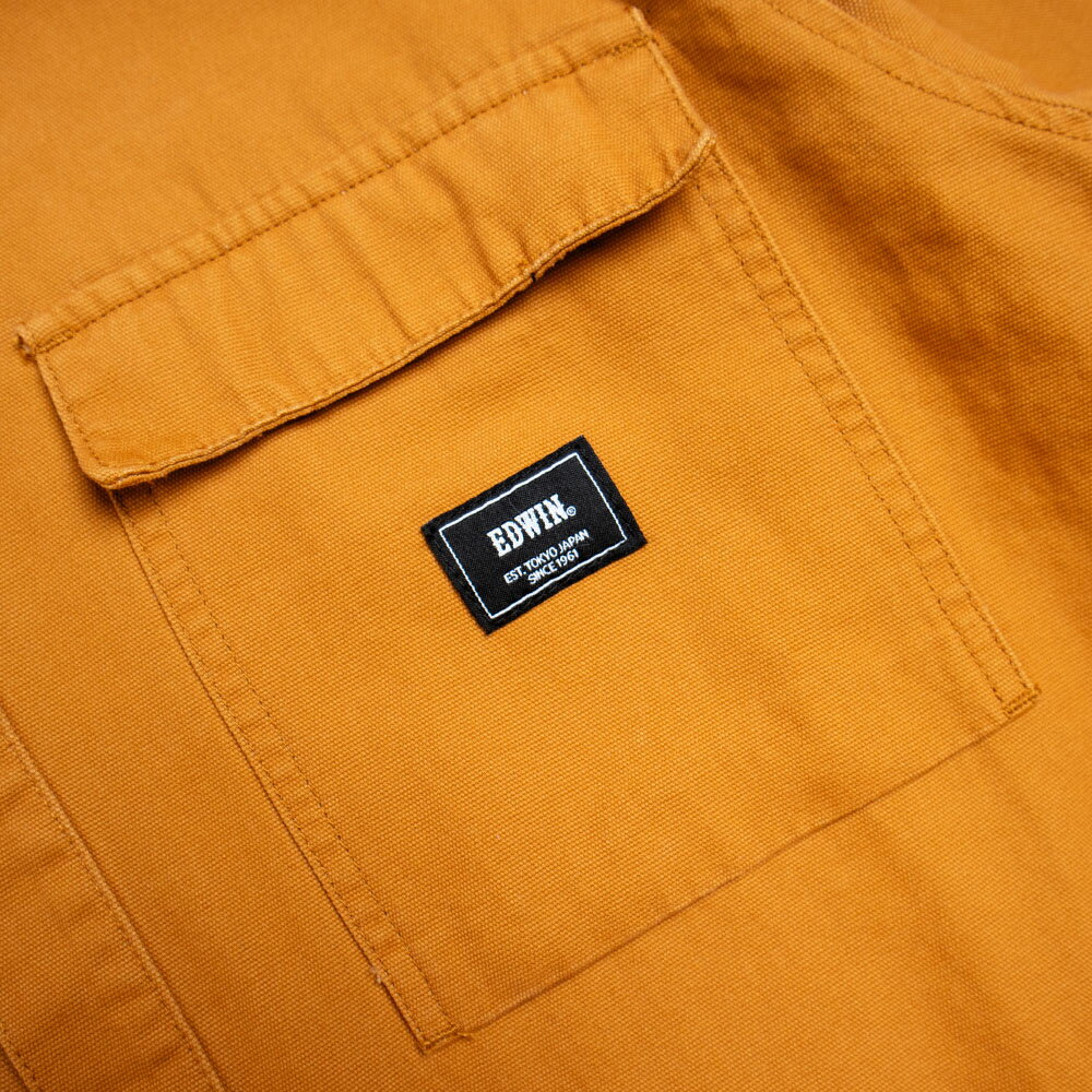 EDWIN 男款 工裝夾克外套 (土黃色) 6