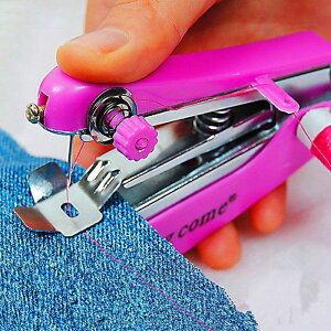 小型縫紉機 便攜式小型迷你手動縫紉機家用簡易手式袖珍微型手工手持式縫紉機