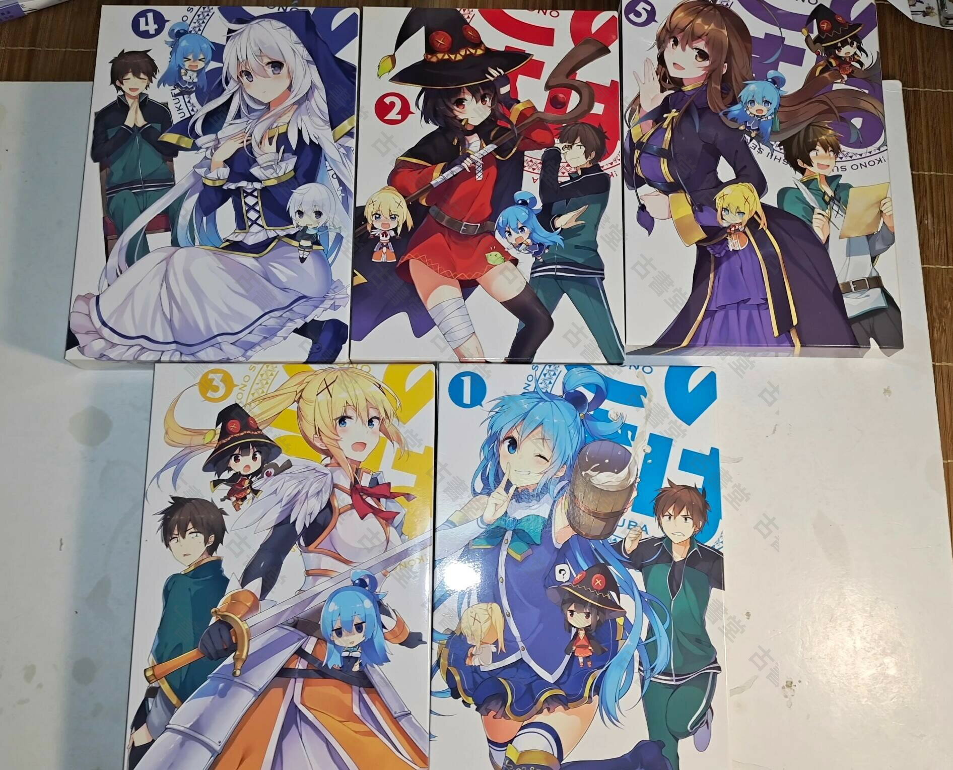 為美好的世界獻上祝福 第一季 素晴 BD藍光 初回限定版 5張特典光碟 打包出售