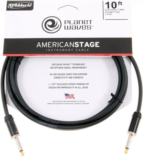 美製 Planet Waves Americanstage 3米專利設計高階電吉他/ Bass/電貝斯導線【唐尼樂器】